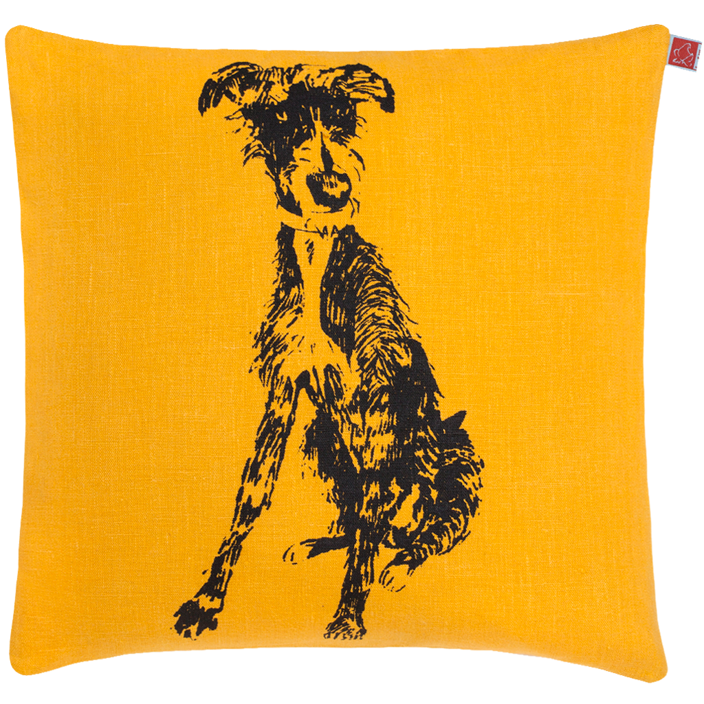 Linen Lurcher Cushion